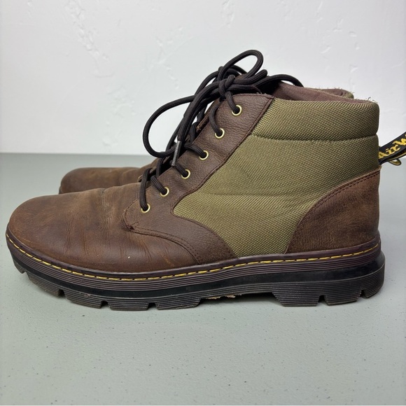 Dr. Martens Brown Two Tone Bonny II Boots Men's Size 13 Lace Up 6 Eye - Picture 5 of 13